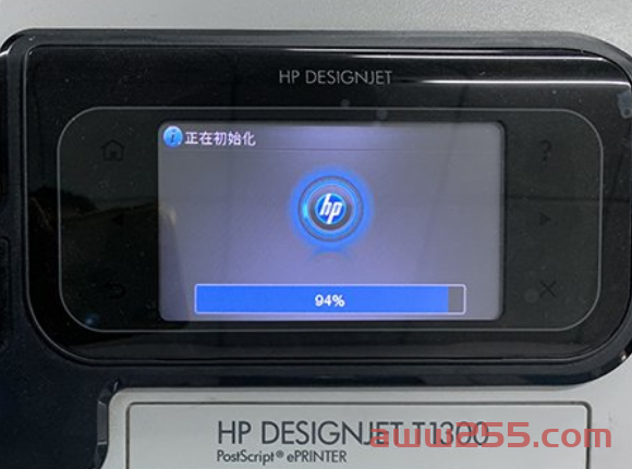 HP惠普T790绘图仪开机自检长时间停留在94%怎么解决
